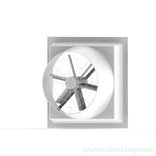 Negative pressure fan for livestock breeding ventilation